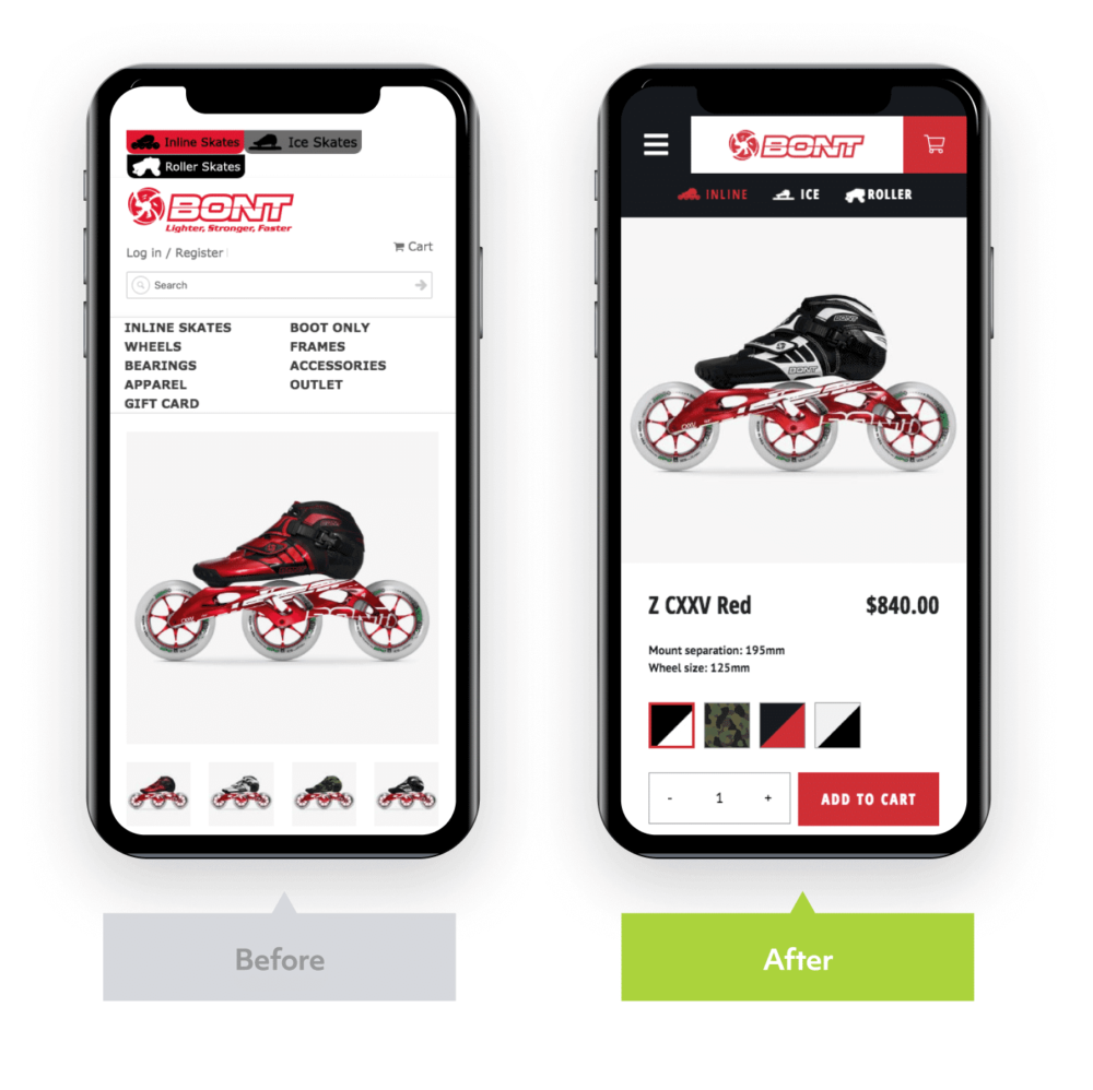 Bont Before and After Case Study Product Page - Zyber