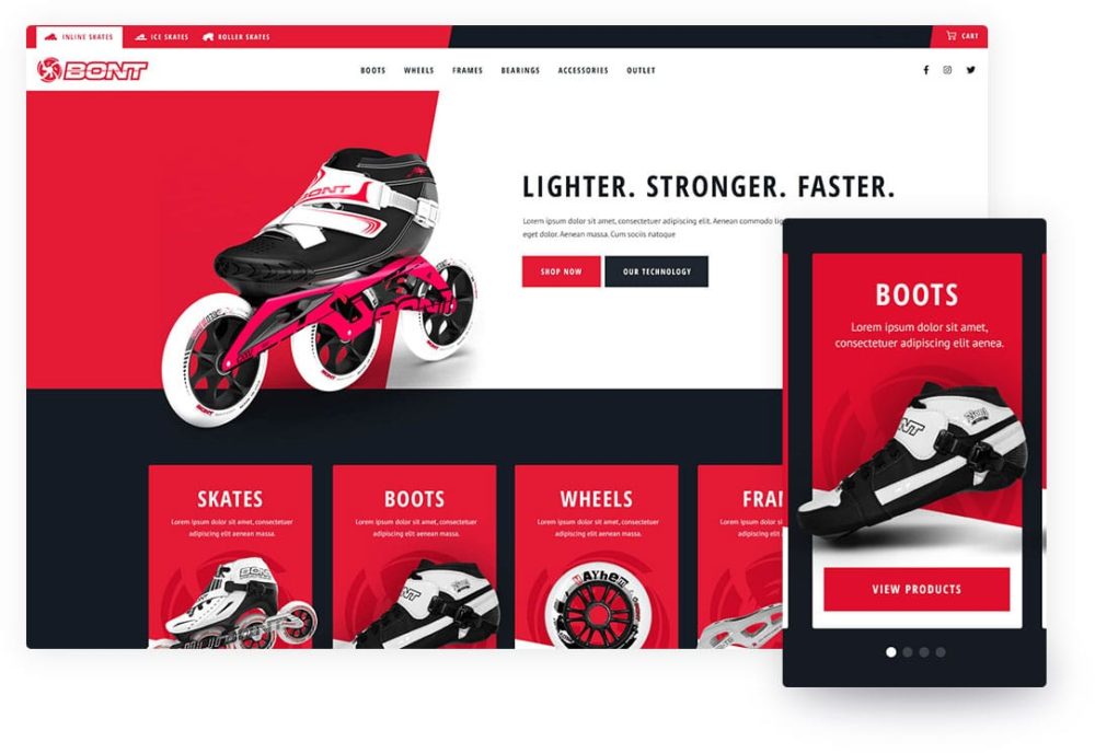 Bont Website Case Study for Zyber